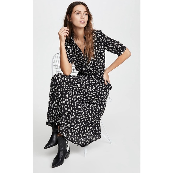 BB Dakota Floral Education Fall Midi Dress - Picture 3 of 6